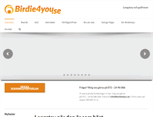Tablet Screenshot of birdie4you.se